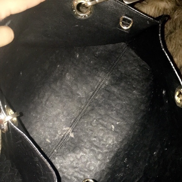 CK All Black Monogram Purse - Picture 6 of 8